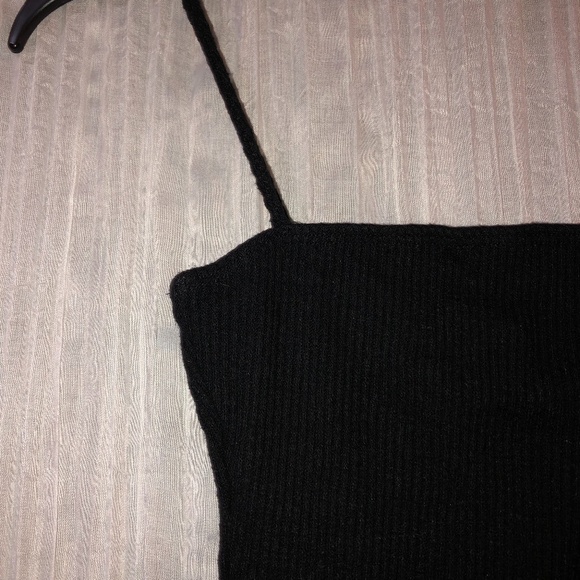 Black Ribbed Bodysuit - Picture 3 of 3